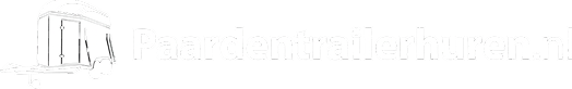 logo paarden trailer huren wit